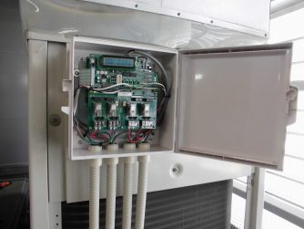 ≪工事レポート≫松本市内　一部上場企業様にエアコン省エネ機器取付！